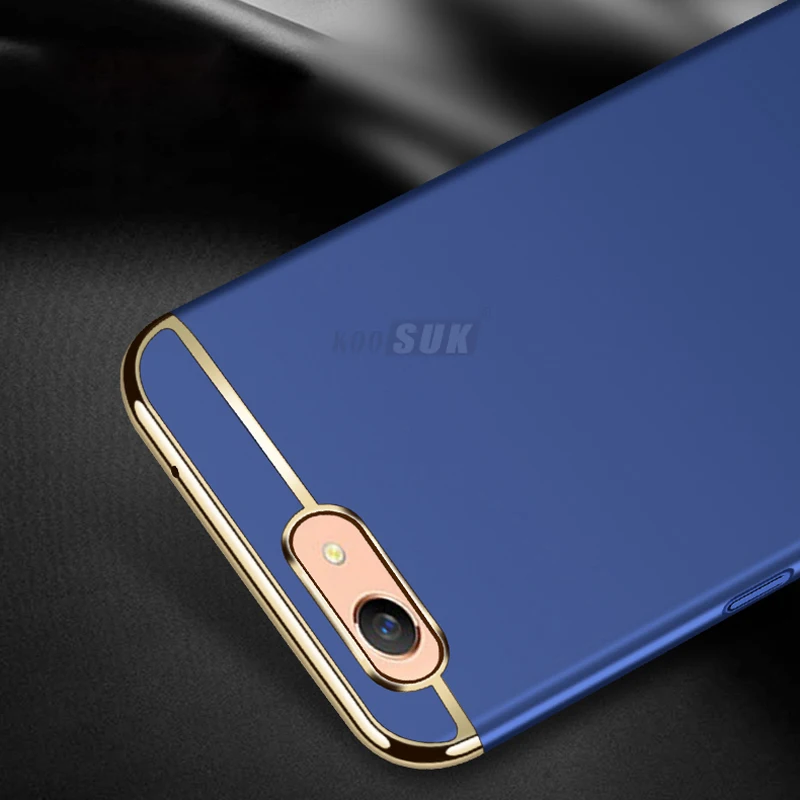 Ультратонкий чехол для OPPO A3 3 в 1 с полной защитой корпуса жесткий Роскошный