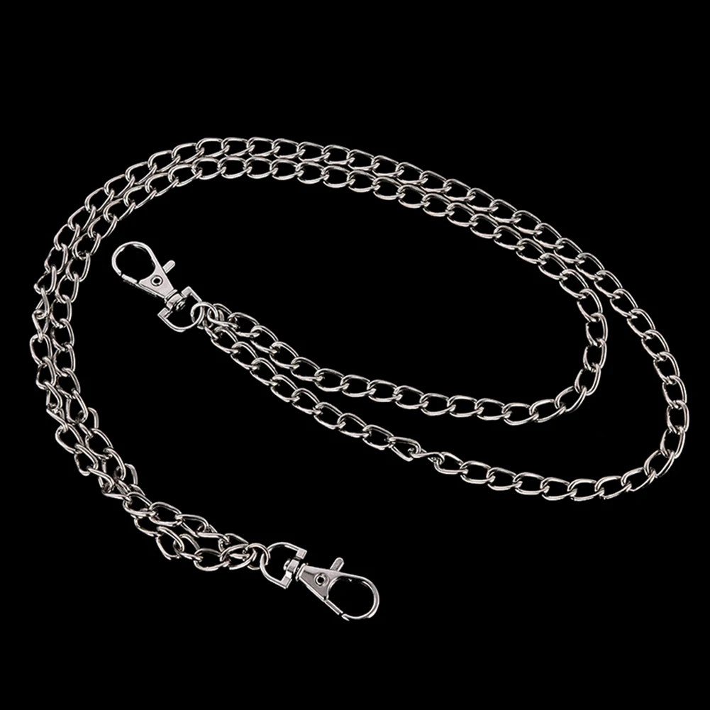 1-3Layer Rock Punk Hook Брюки Пояс звено цепи металлический кошелек серебряная цепь Модные