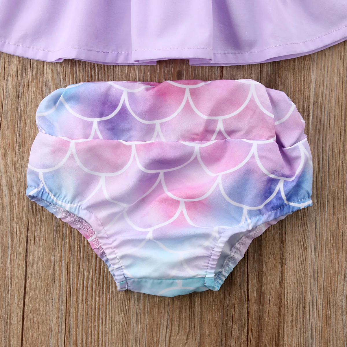 2018 Новая летняя одежда для маленьких девочек жилет Русалочки топы + шорты штаны