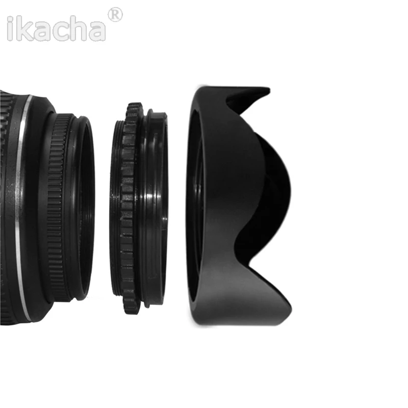 

49 52 55 58 62 67 72 77 82mm Lens Hood Reversible Petal Flower DSIR for Canon Nikon Sony Camera Universal