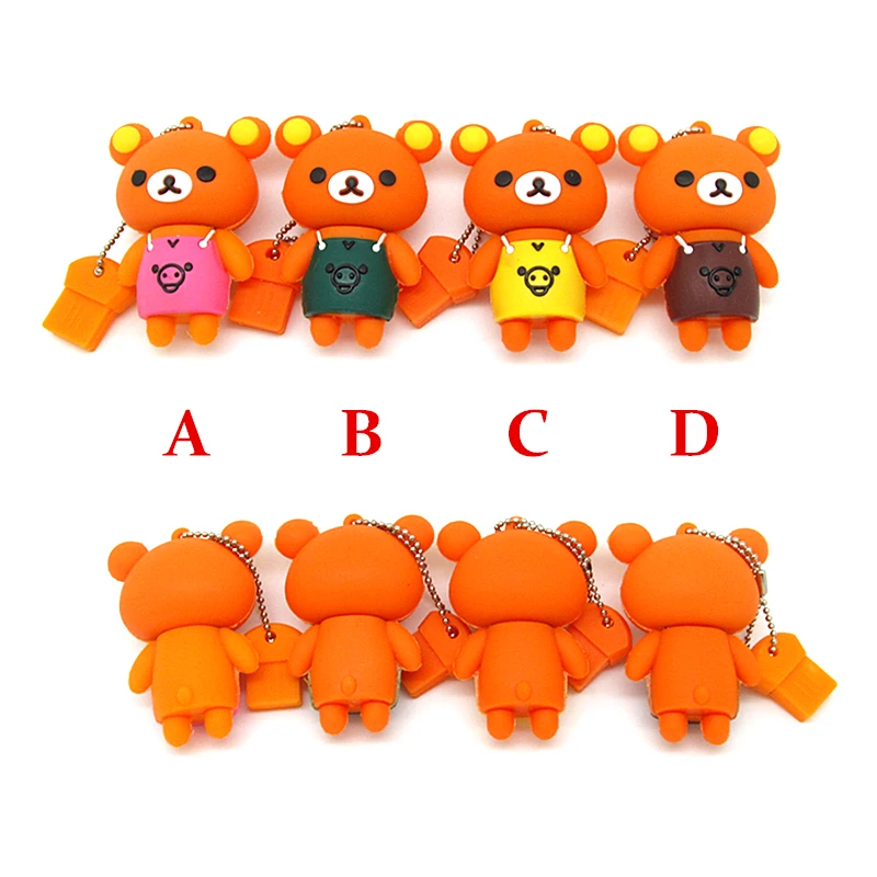 Одежда от бренда Rilakkuma Медведь флэш накопитель usb памяти флешки ручка drive personalizado
