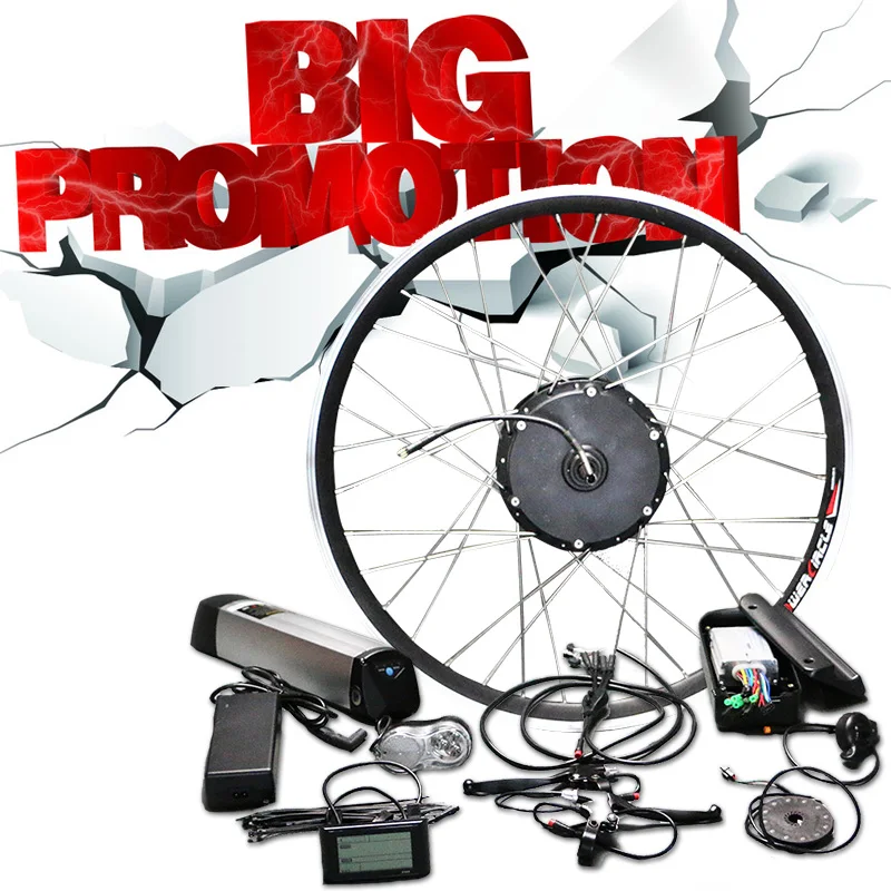 36В 250 Вт/350 Вт/500 Вт Ebike мотор колеса 10А/12А литиевая батарея комплект для