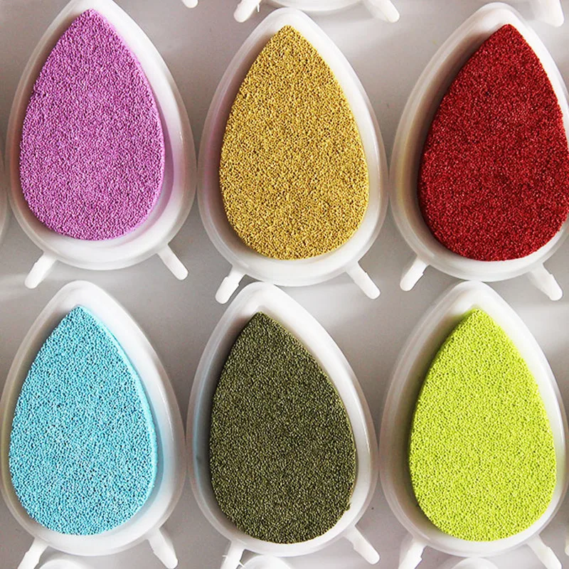 10 шт./лот штамп Раскрашенная подушечка Quick Dry ink pad передачи печать ясно 40 видов