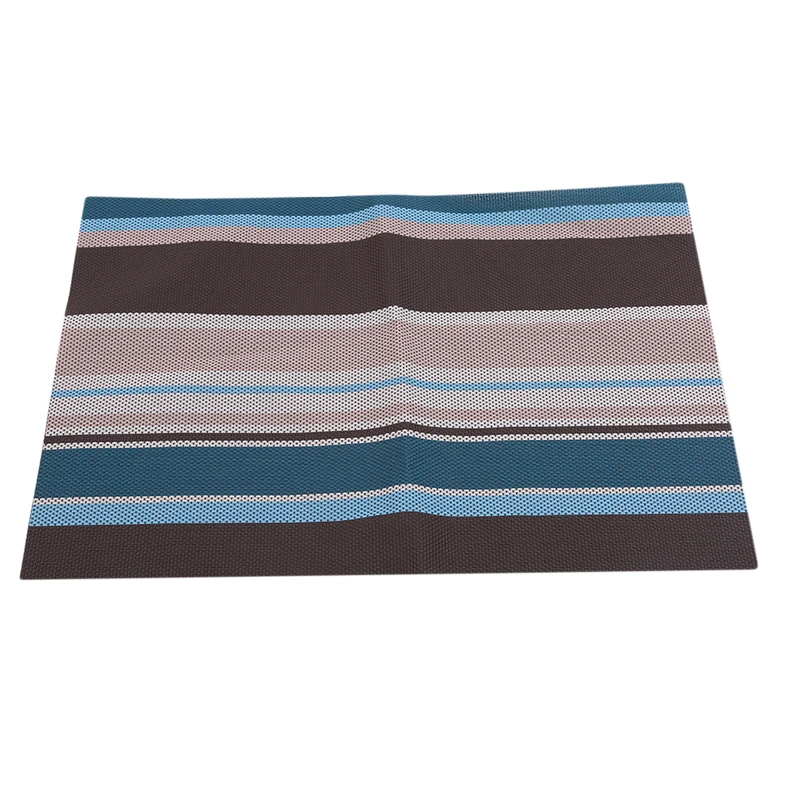 Dining Table Decor Weave Effect Modern Style Place Mats Placemats Pads Kitchen Accessories Decoration Home Pad | Дом и сад