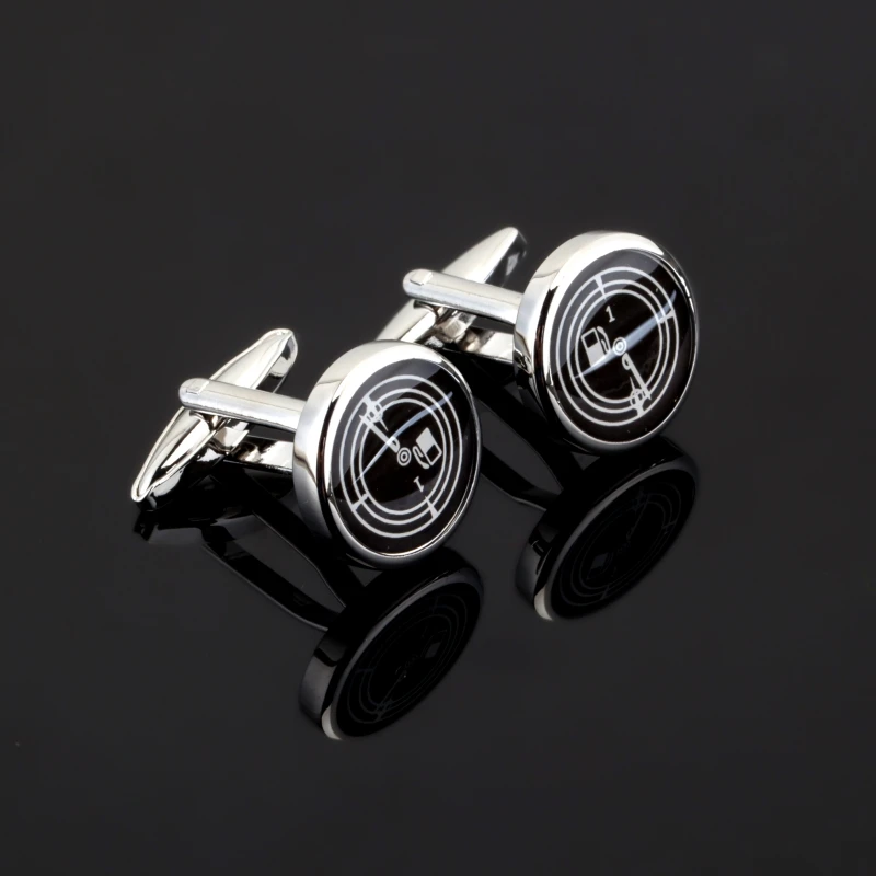 

high quality automotive speedometer Design Engineer oil gauge Cufflinks men French shirt cuff Cufflinks Wedding buttons