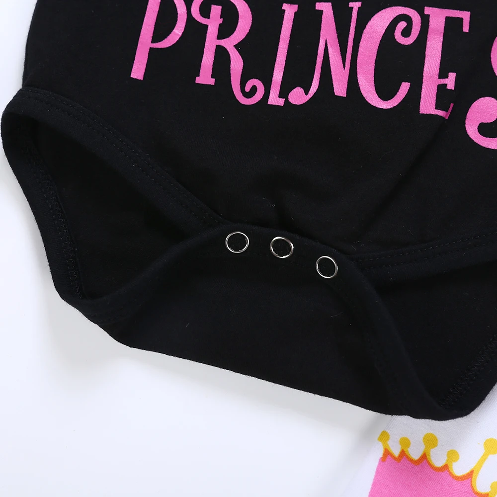 Детский летний комбинезон с коротким рукавом надписью i am a princess|Комплекты одежды|