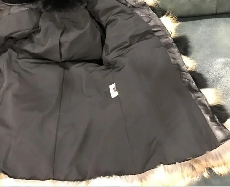

REROYFU Natural Fox Fur Coats Jackets Women Real Genuine Fur Garment Outerwear Women Fur Coats