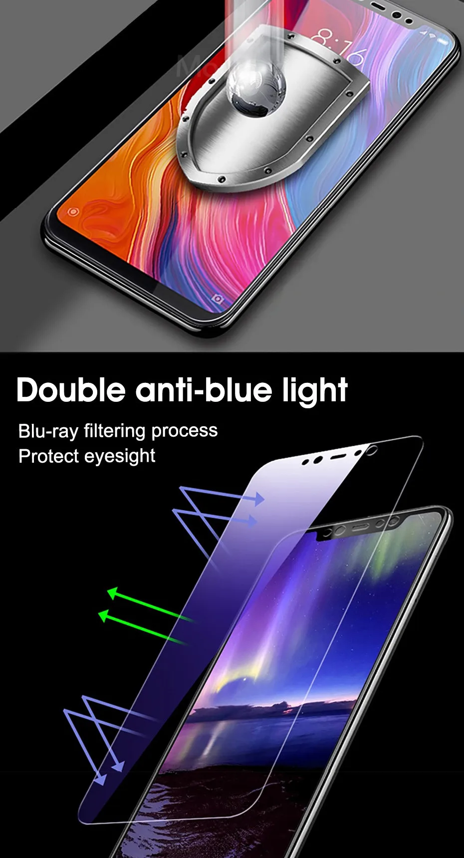 Moopok 3 шт Защитное стекло для iPhone 6 6s 7 8 PLus 5 5S SE 9H Защита экрана для iPhone X XR XS MAX закаленное стекло