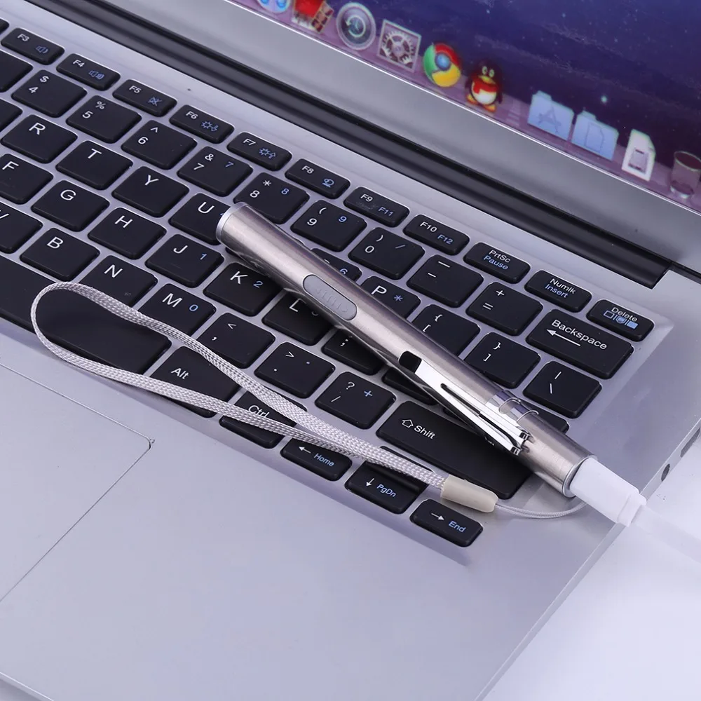 Креативный USB Перезаряжаемый светодиодный фонарик мощный мини