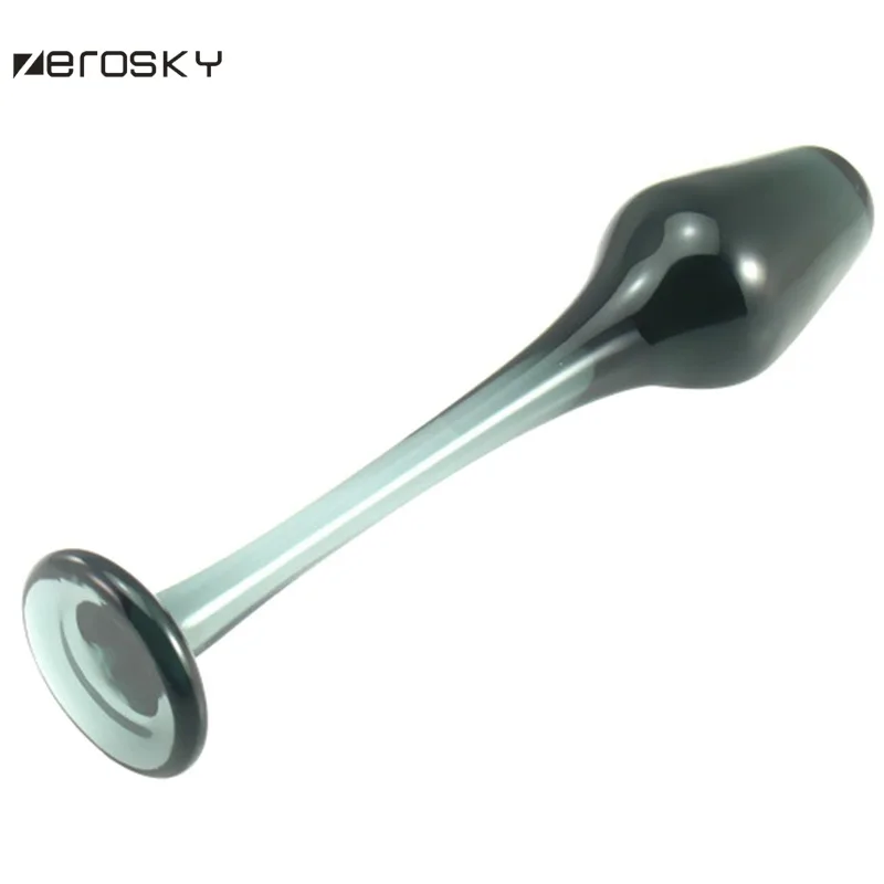 Стеклянный фаллоимитатор для стимуляции точки G Анальная пробка новый дизайн 2017