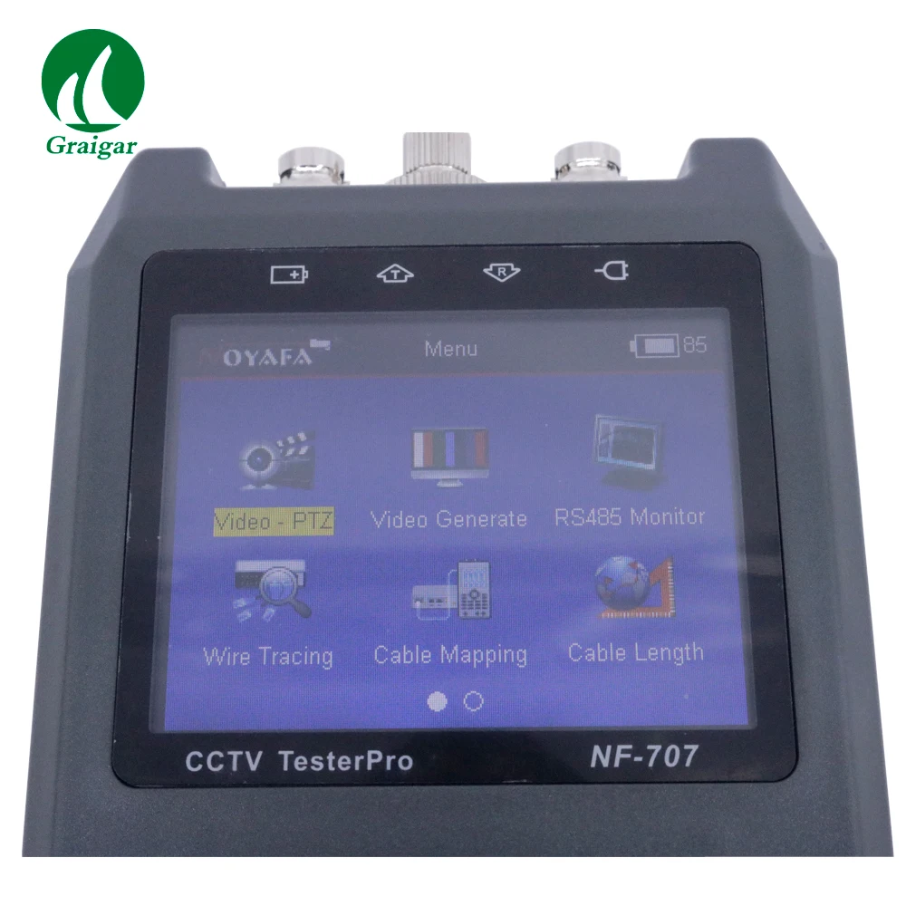 

CCTV Cable Tester Analog CVBS Signal NF-707 Optical Power Meter with 485 Control Interface