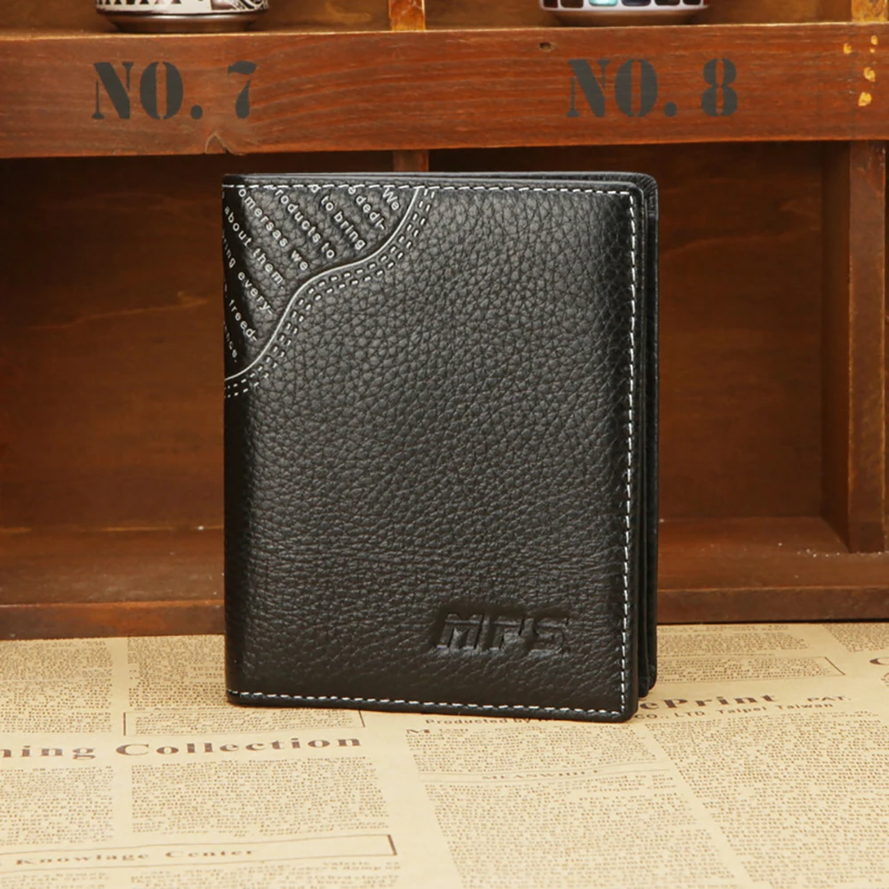 2 Color European style fashion men Wallets hasp men's Purse short Design males Wallet Genuine Leather Card Holder | Багаж и сумки