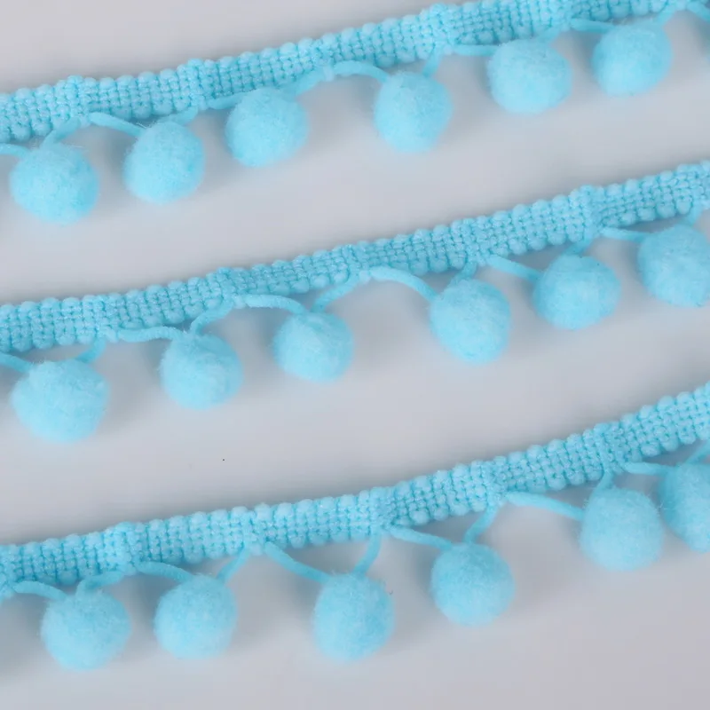 5 ярдов Бирюзовая мини жемчужная лента с бахромой шитье кружево вязаная ткань