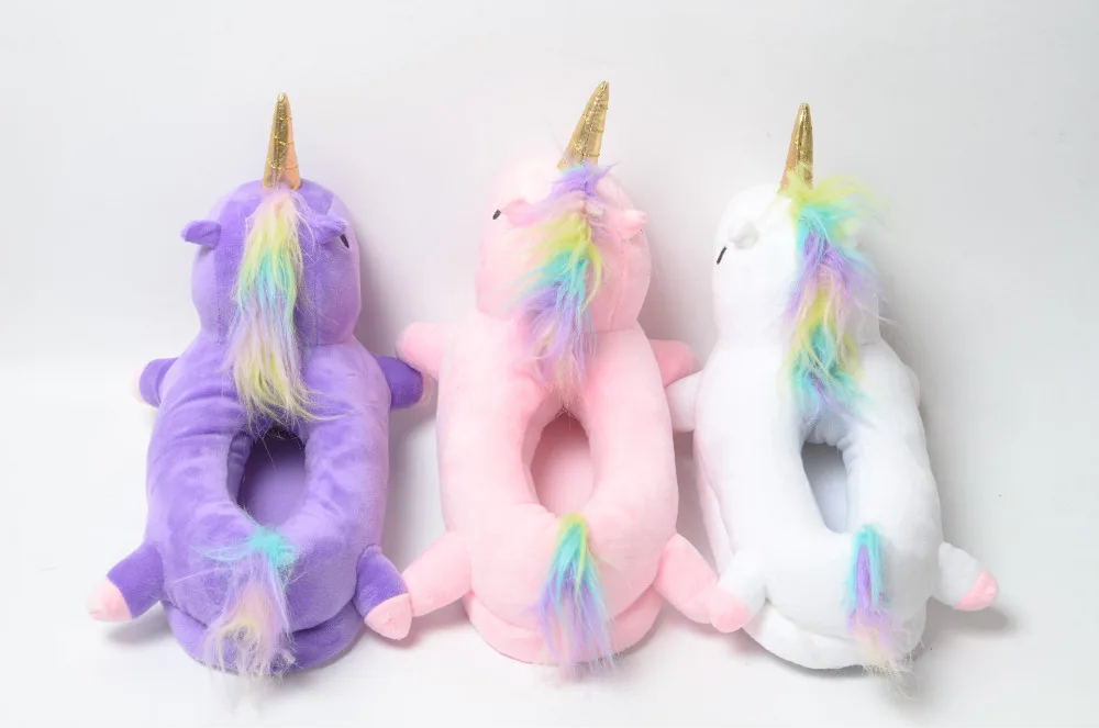 Модные шлепанцы с единорогом Pantufa Unicornio Соблазнительные женские Chausson Licorne Один