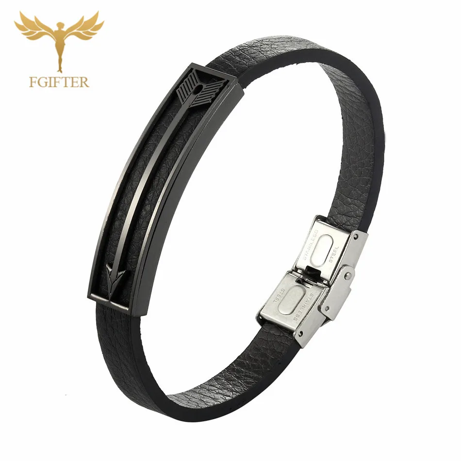 Arrow Bracelets Винтажный Браслет стрелки для женщин ювелирные изделия из нержавеющей стали модные браслеты из натуральной кожи браслеты armbandjes dames - Окраска металла: Arrow Bracelets