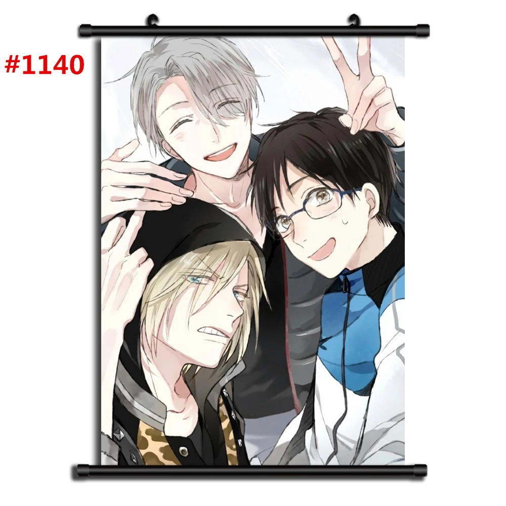 1140 Yuri On Ice Аниме Манга настенный плакат свиток CD - Цвет: 1140