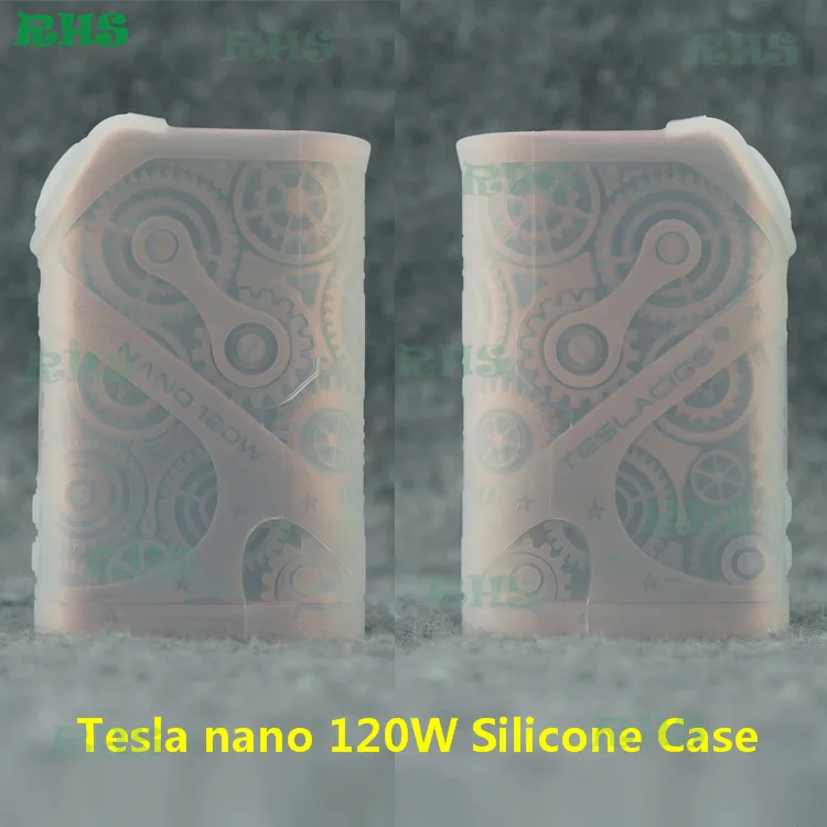 2 шт. оптом Тесла Nano поле Mod новейших 120 Вт силиконовый рукав/кожа/крышка/чехол