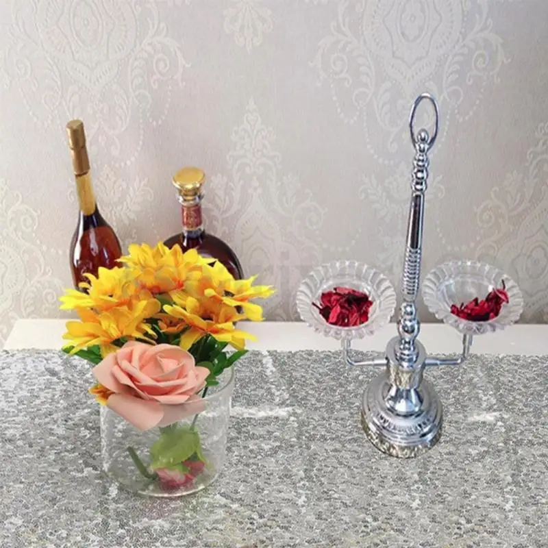 Luxury Gold Sequin Table Runner Wedding Party Decoration Solid Color Runners 30 x 180cm/30 * 275cm | Дом и сад