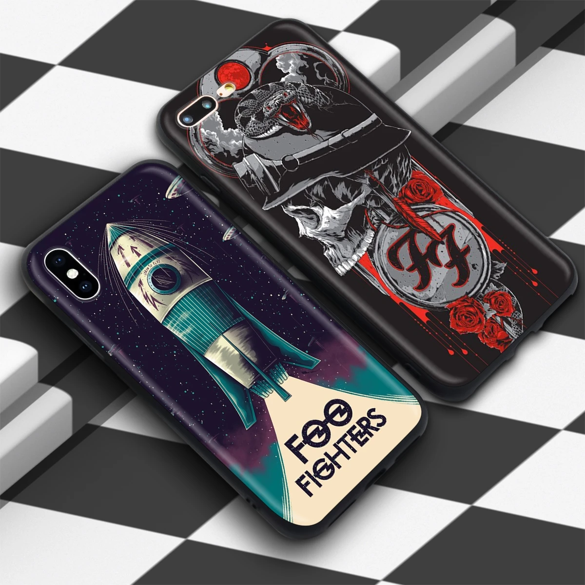 Чехол Lavaza Foo Fighter для iPhone 12 mini 11 Pro XS Max XR X 8 7 6 6S Plus 5 5s se |
