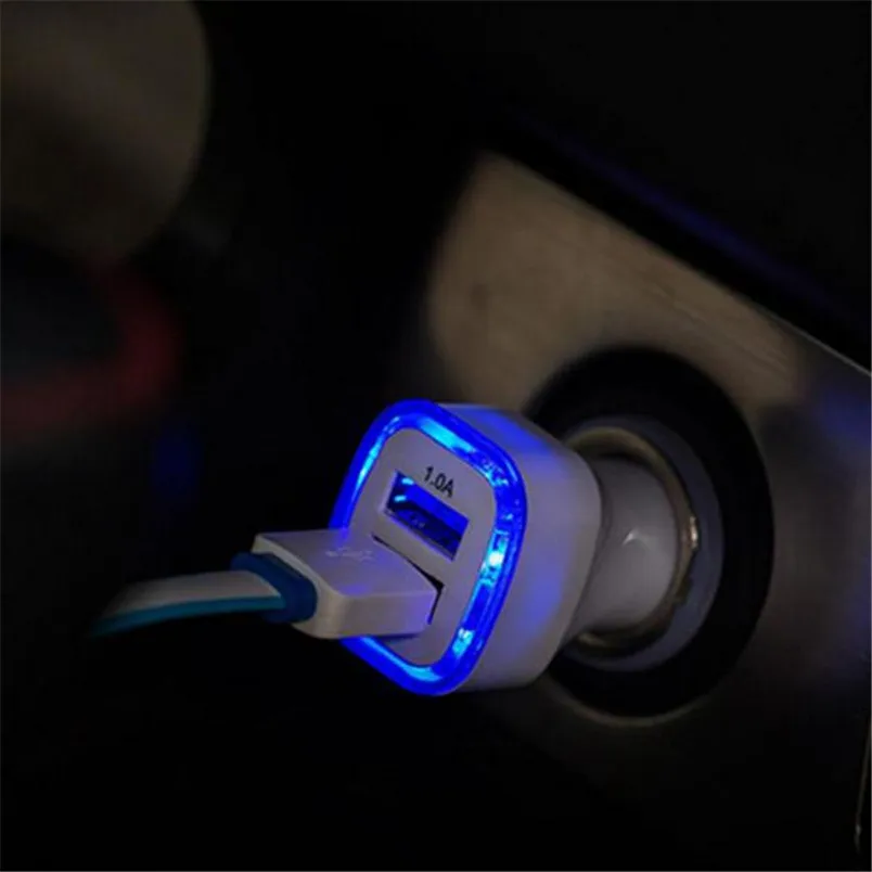 2.1A светодиодный USB Dual 2 Порты и разъёмы адаптер штыревой частью соединения