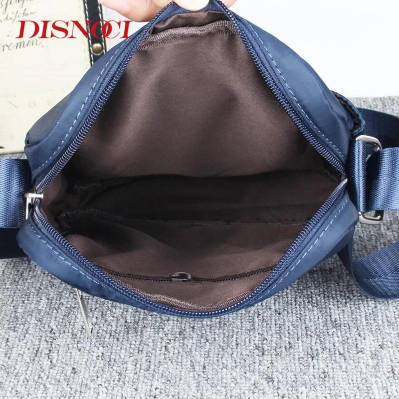 Мужские дорожные сумки из ткани Оксфорд модные мессенджеры брендовые на ремне