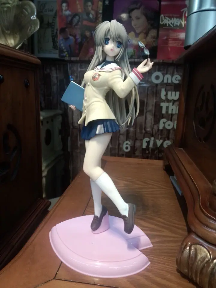 Clannad Sakagami Tomoyo фигурка замечательная жизнь Япония Аниме Сексуальная девушка школьная форма Ver ПВХ 25 см Модель Коллекция Подарочная игрушка