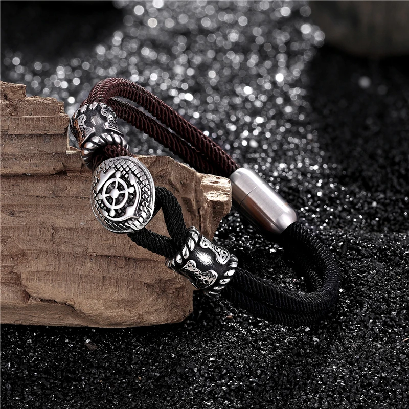 Браслеты из нержавеющей стали для мужчин и женщин Роскошные браслеты с