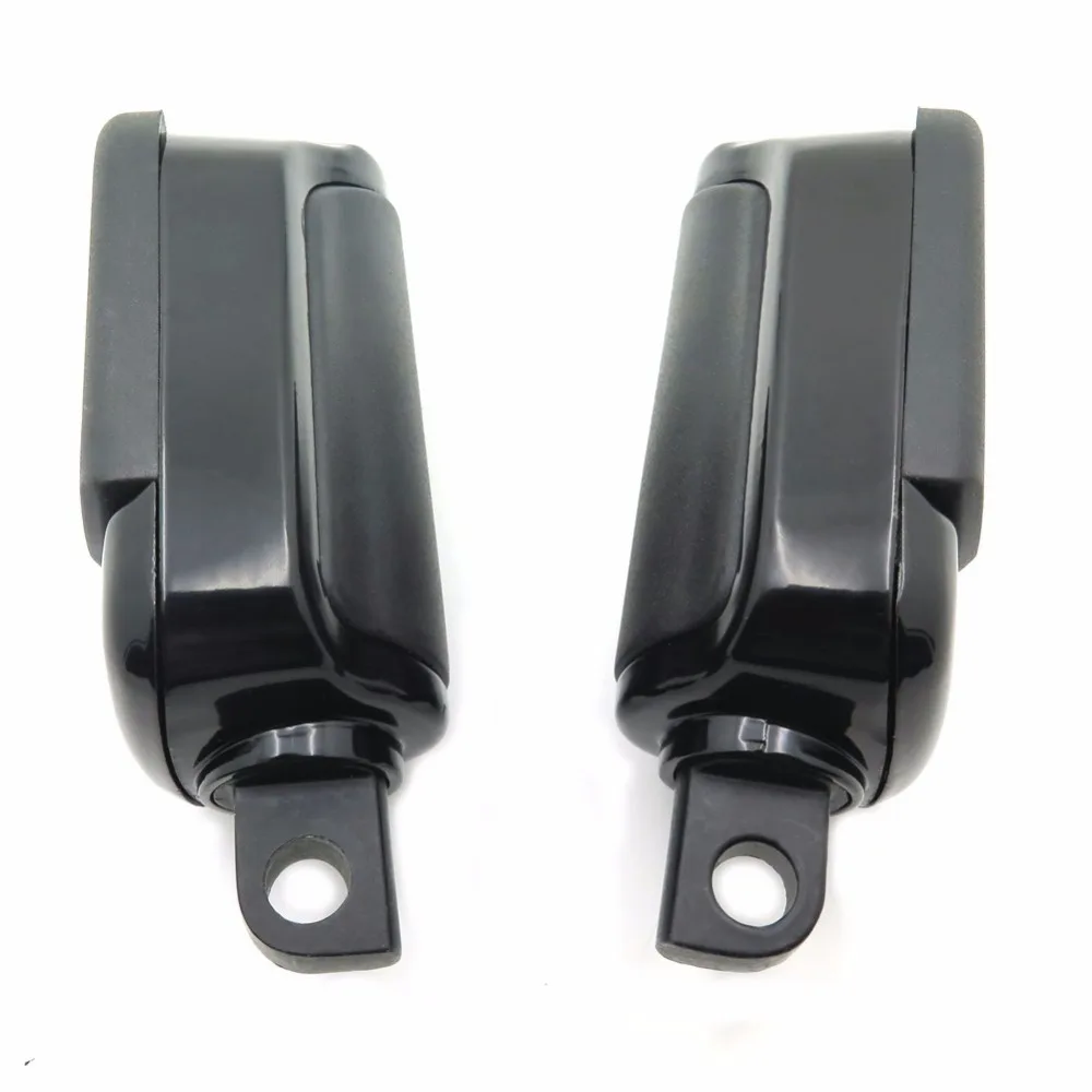 Aftermarket free shipping Foot Pegs For 1984-2017 Harley Wide Glide/ Fat Boy/ Switchback/ Road King FLHR/ V Rod Muscle VRSCF BK |