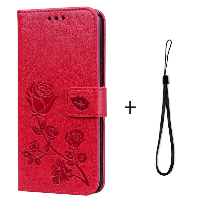 MGH Red gua sheng Защитный чехол-подставка для Wiko View 3 из искусственной кожи, силиконовый чехол-книжка для Wiko View 3, чехол-кошелек для мобильного телефона, 6,26 дюйма - Цвет: MGH Red gua sheng