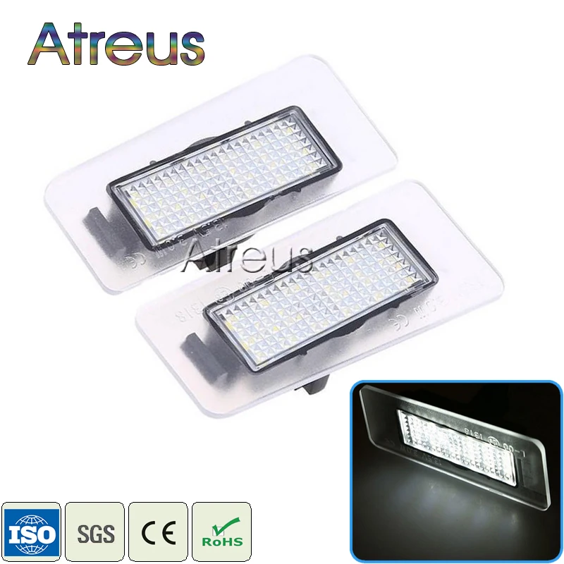 2 шт Автомобильный светодиодный Подсветка регистрационного номера 12V SMD3528