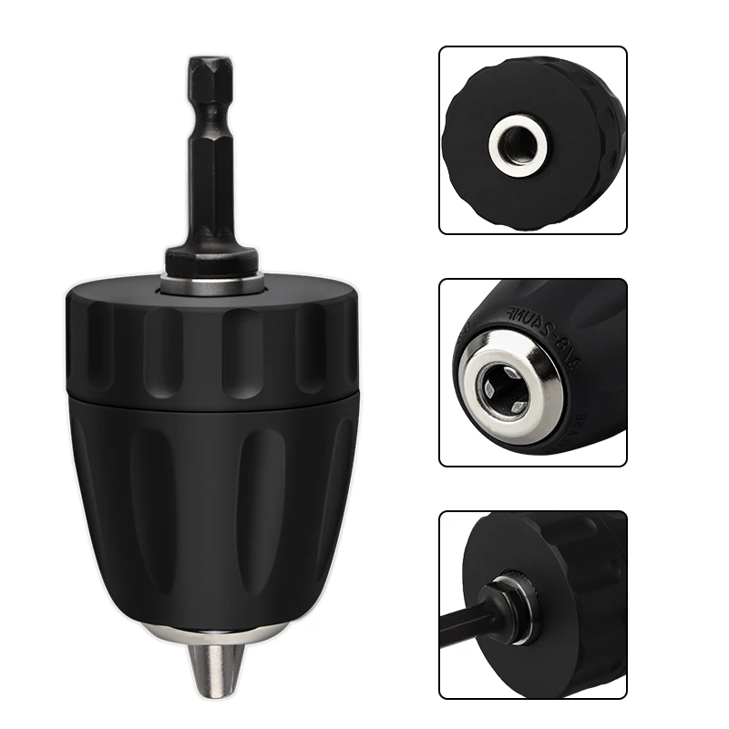 3/8 &quotx 24 UNF резьба без ключа сверлильный патрон 1/4" шпиндель Отвертка ударный