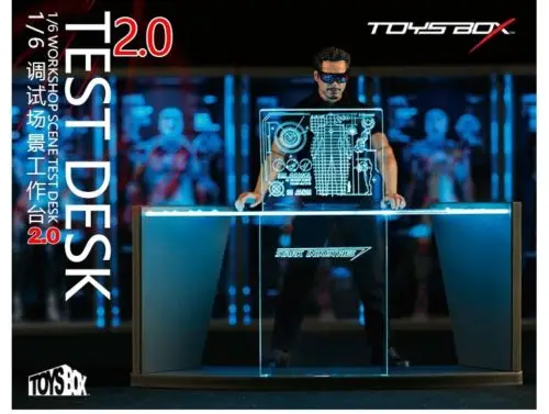 Workshop Scene Test Desk for iron man Toni scene debugging table | Игрушки и хобби
