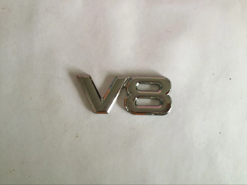 3D металлические автомобильные наклейки V8 значок с эмблемой стильные аксессуары |