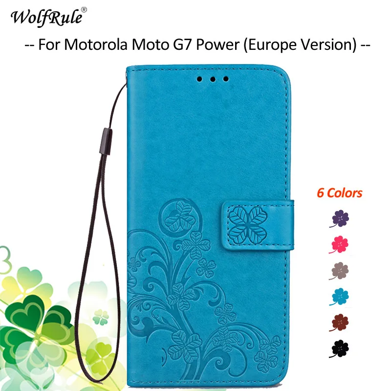 Чехол для Motorola Moto G7 Power флип чехол из искусственной кожи телефона питания версия