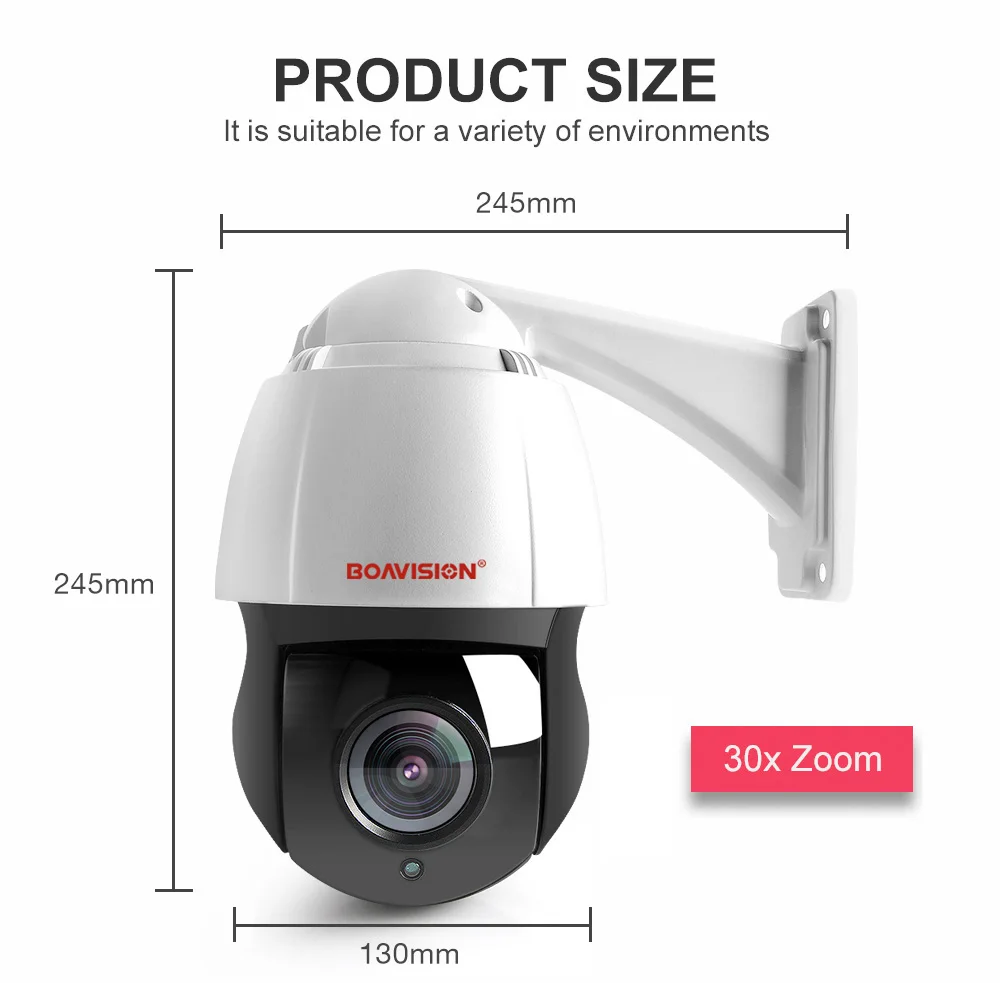 HD 1080P 4MP 5MP PTZ IP камера Открытый 30X зум ИК 150 м ночное видение Водонепроницаемая скоростная купольная камера P2P CCTV камера безопасности Onvif