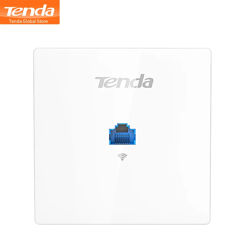 TENDA W9 1200 Мбит/с Беспроводная точка доступа 11AC Беспроводная настенная 86 Тип AP, внутренний настенный клиент+ AP, для отеля/виллы/больницы