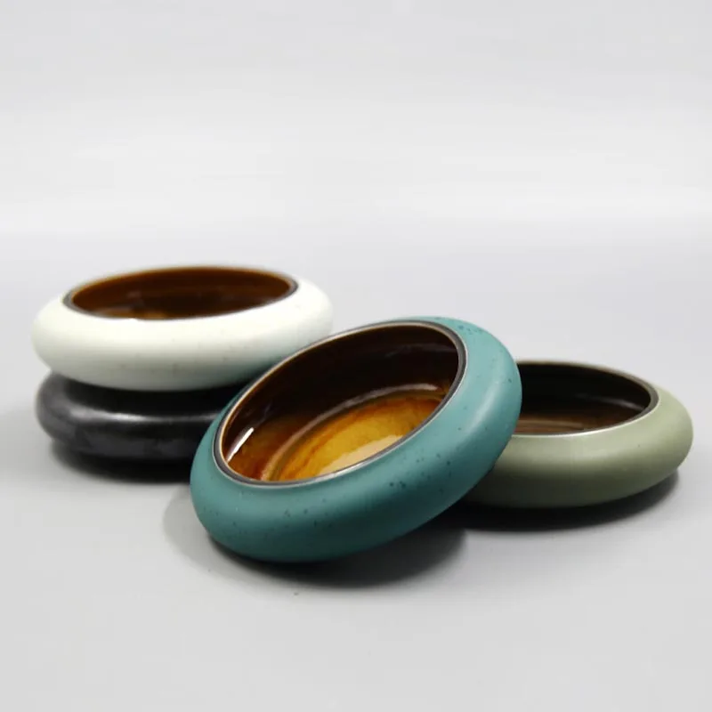 Zen японский стиль Ikebana цветочный горшок винтажный керамический вазы Настольный