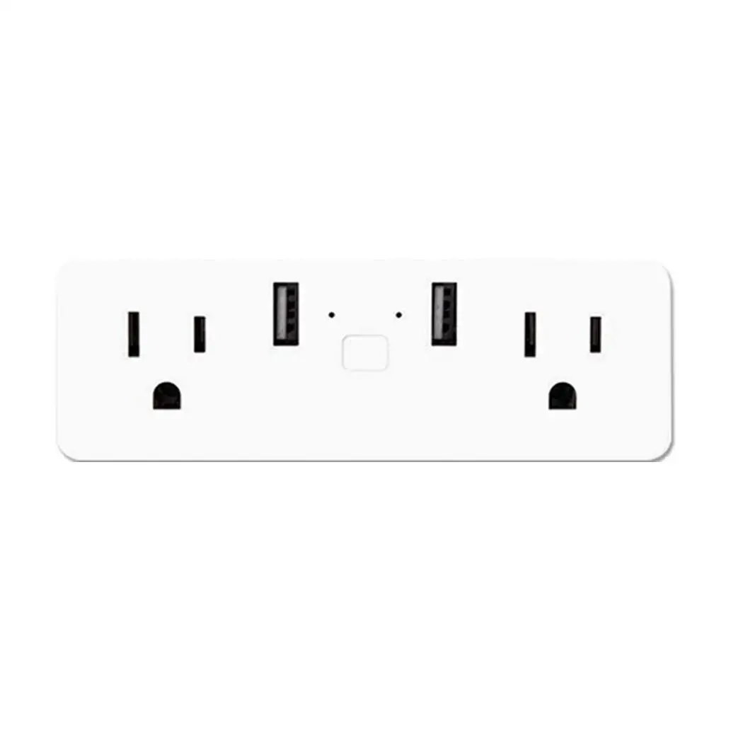 Умный Wi-Fi пульт дистанционного управления Голосовая розетка квадратная США