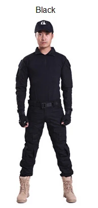 Тактическая военная униформа комплект одежды боевая тактические штаны