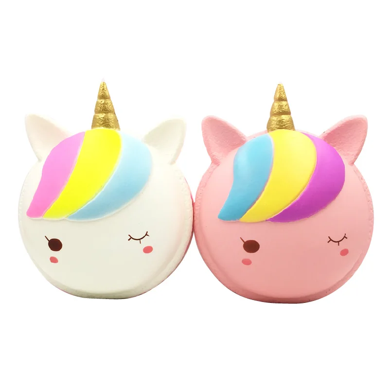 Распродажа с фабрики PU Jumbo Rainbow Squishies медленно поднимающийся ароматизированный