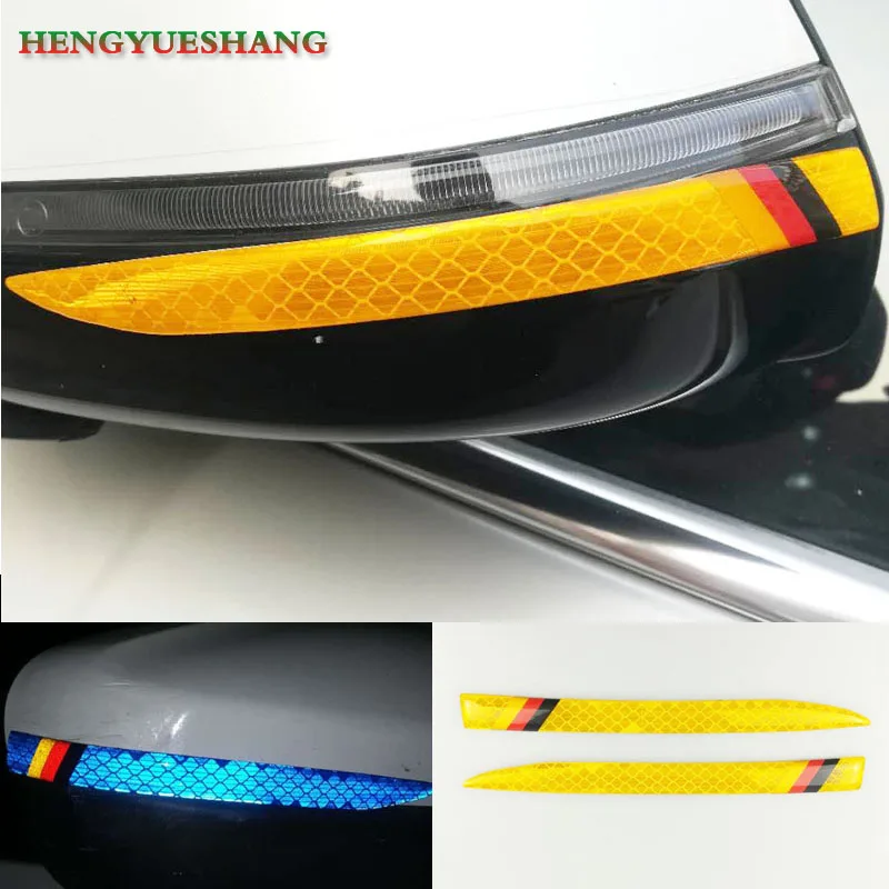 Лидер продаж комплект из 2 предметов символ Немецкий флаг углеродного волокна