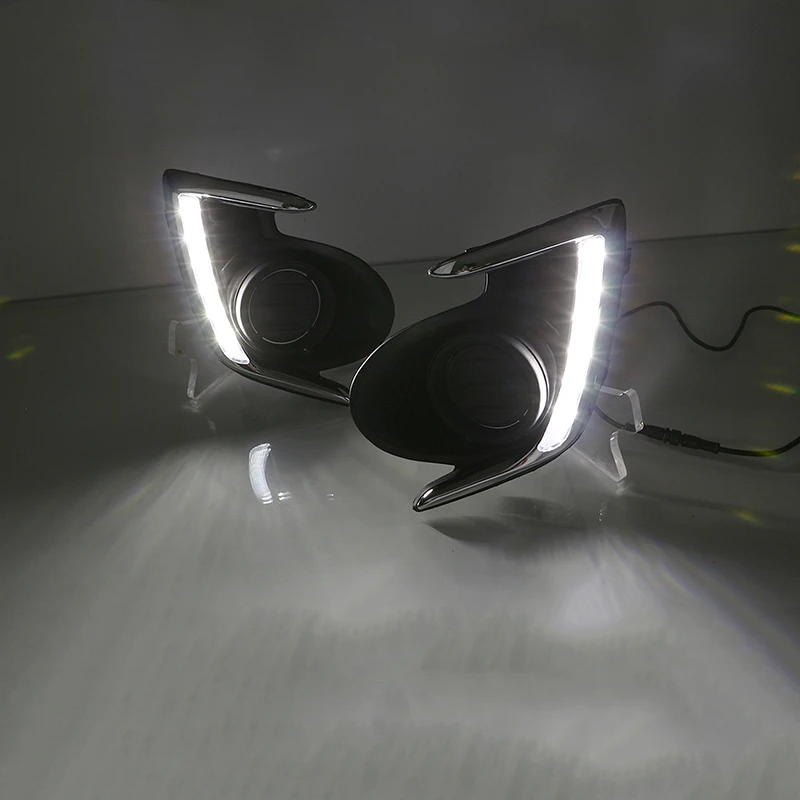 Автомобильная проблесковая 2 шт. LED DRL для Mitsubishi Attrage Mirage G4 2012 2013 2014 2015 2016 2017