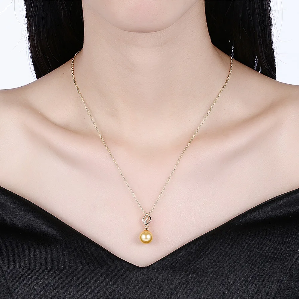 Женская жемчужная подвеска Золотая 2 3*1 1 см | Украшения и аксессуары