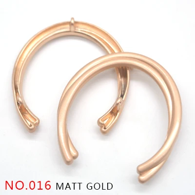NO016 matt gold Новинка, высокое качество, модные пряжки для ремня, швейная кнопка, 2 шт./лот, металлическая пряжка для ветровой куртки, сумки, украшения, поделки, сшитые аксессуары - Цвет: NO016 matt gold