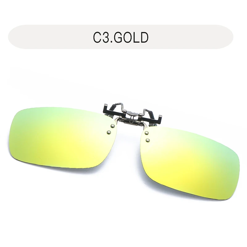 C3 Очки для глаз es Frame солнцезащитные очки es клип брендовые поляризованные линзы для мужчин/женщин с покрытием для близоруких клип солнцезащитные очки es ночного видения вождения стекла - Цвет линз: C3