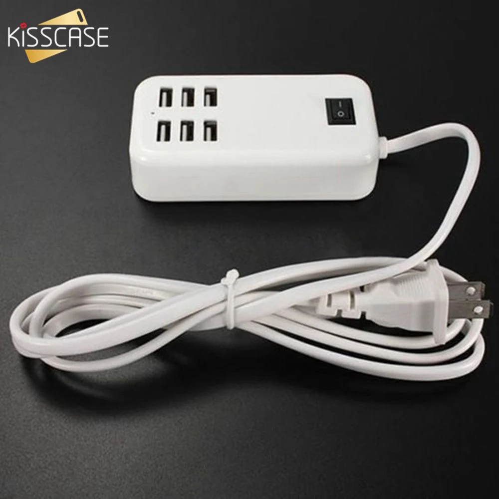 Зарядное устройство для телефона с 6 USB портами 25 Вт 5 А|Зарядные устройства