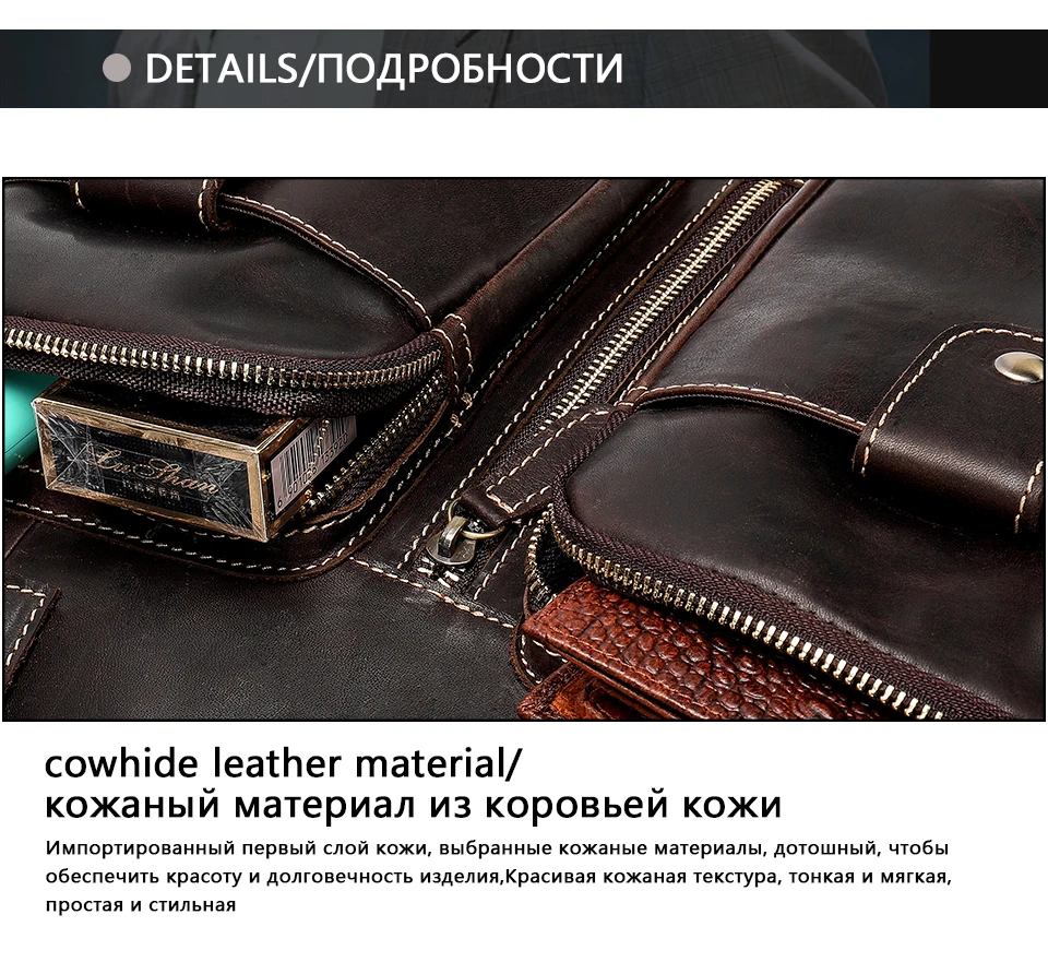 Мужская сумка WESTAL из натуральной кожи, мужские портфели для ноутбука, Кожаная Сумка для документов, мужские сумки для офиса/компьютера, мужские сумки 8539
