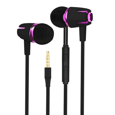 Black Pink upgrade VPB S9 наушники супер бас микрофон в ухо гарнитура 3,5 мм для iphone 6 6s xiaomi для мобильного телефона - Цвет: Black Pink upgrade