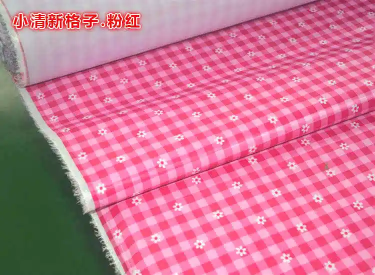Grid Pink 210D водостойкая полиэфирная ткань Оксфорд ПВХ покрытая скатерть, сумки для палатки автомобиля, влагостойкие коврики, клееная ткань - Цвет: Grid Pink