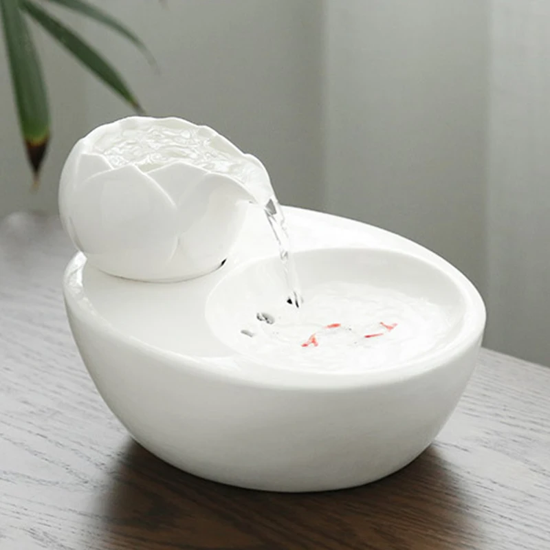 

Automatic Pet Cat Water Fountain Dogs USB Electric Water Dispenser Drinking Feeder Bowl Pet Drinking Fountain Dispenser